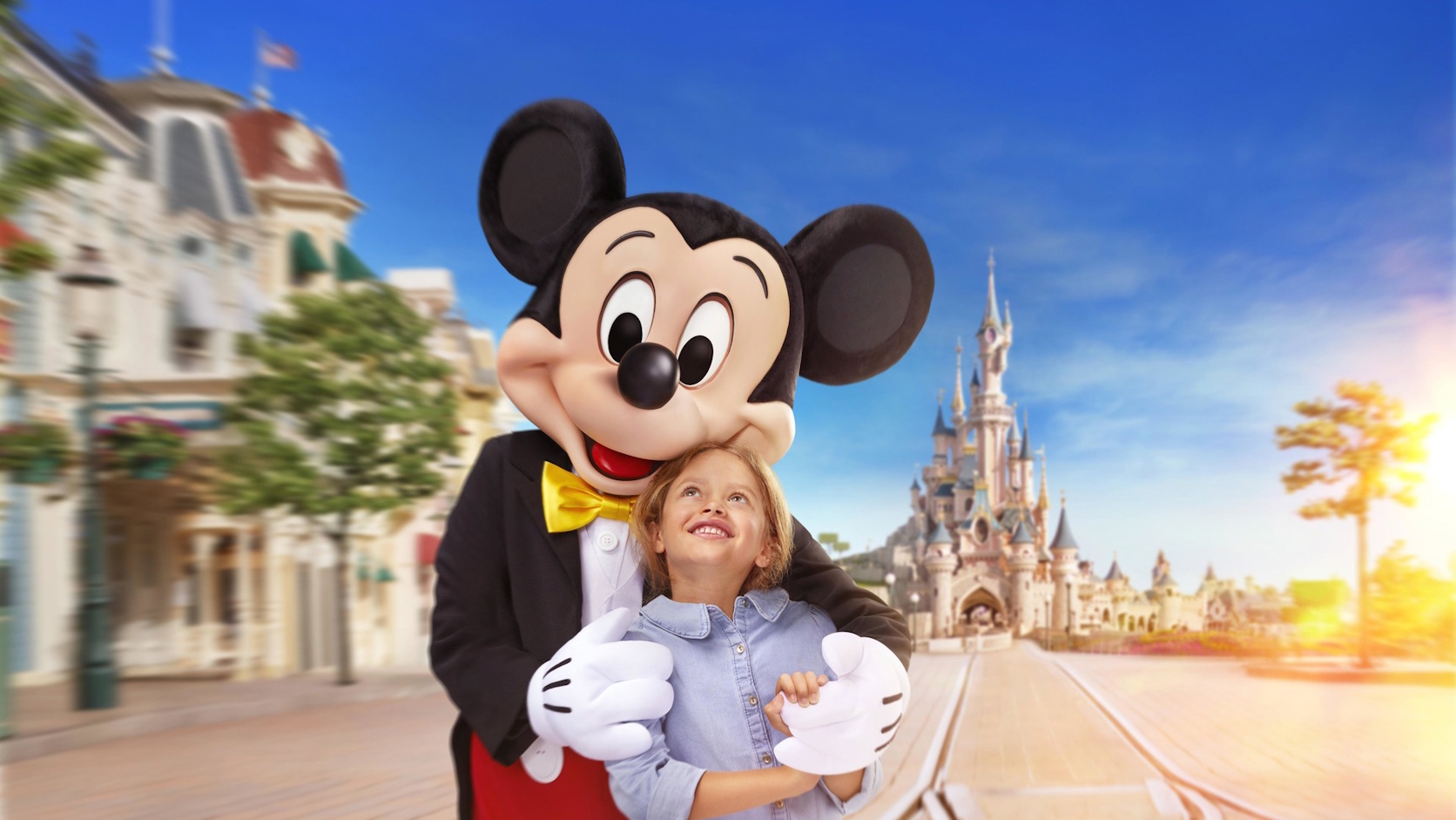 Mickey Mousse im Disneyland