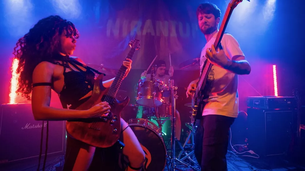 Bühne beim Niranium Festival 2026 in Berlin mit Live‑Performance