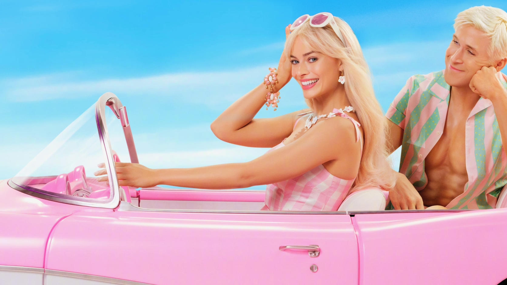 Barbie‑Filmplakat mit Margot Robbie und Ryan Gosling