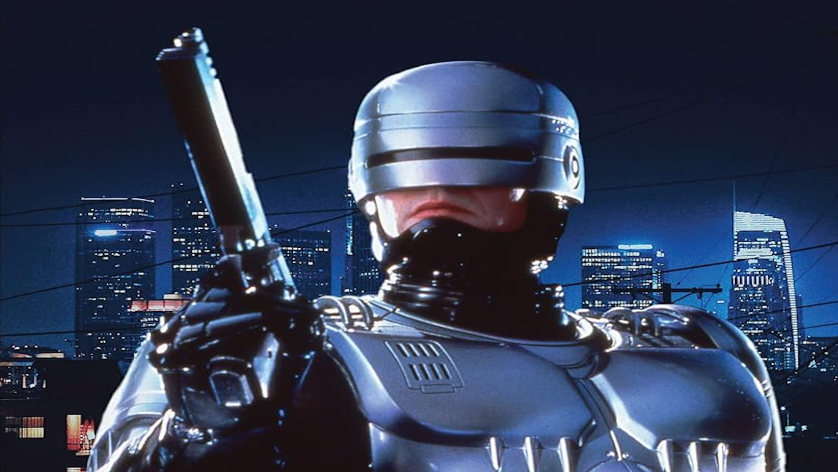 Poster der neuen "RoboCop"‑Serie mit Dan Stevens als Cyborg‑Polizist