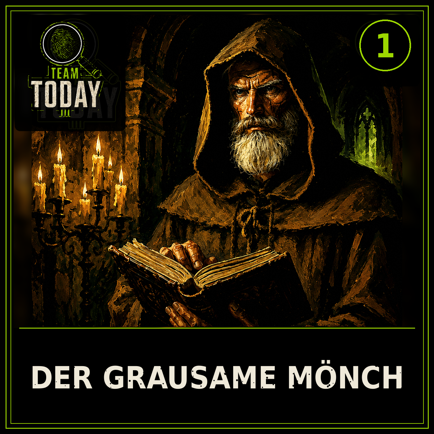 Hörspiel-Cover Der Mönch des Grauens