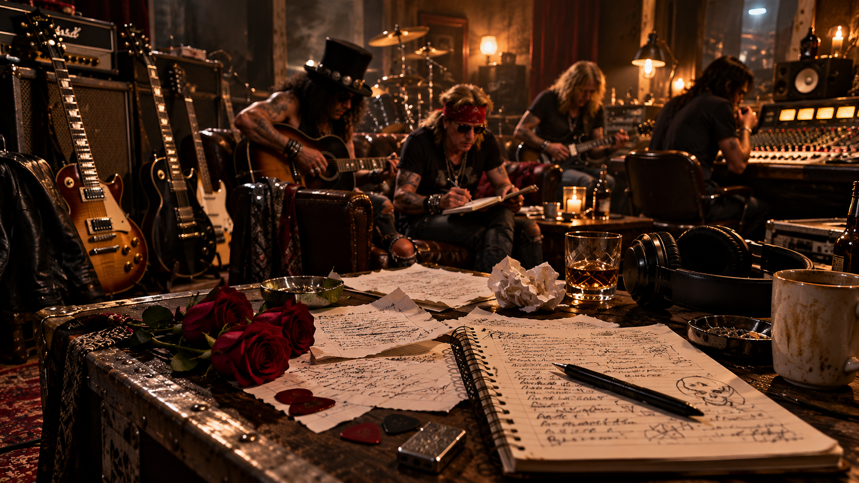 Guns N’ Roses intensives Songwriting