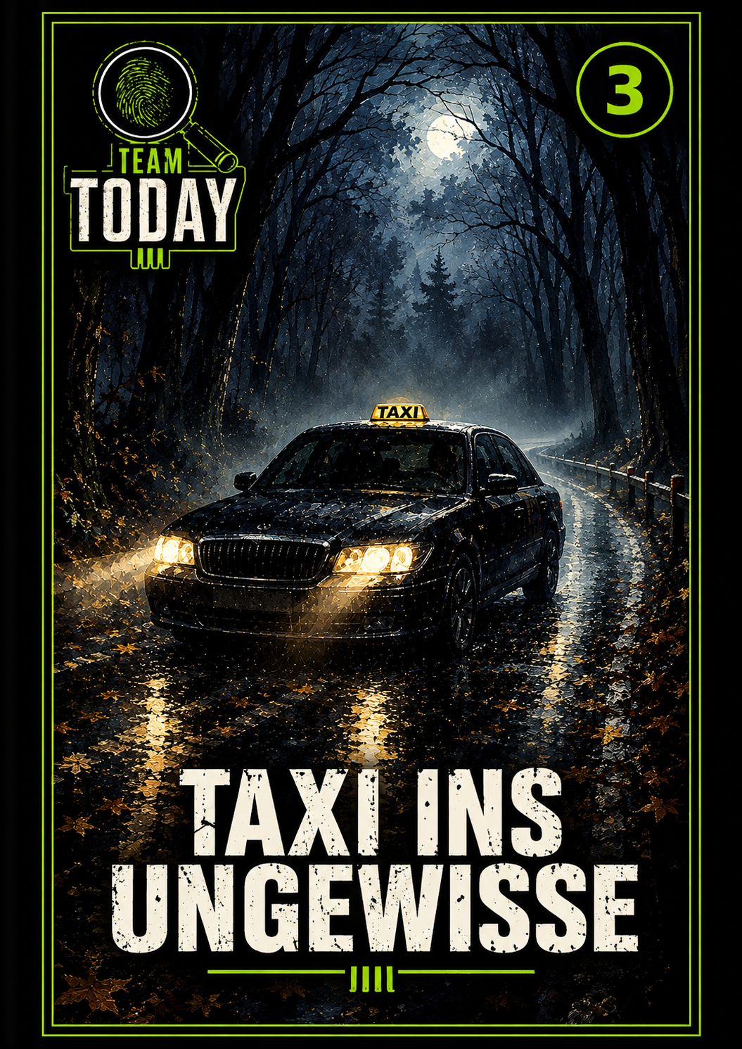 Buchcover Taxi ins Ungewisse