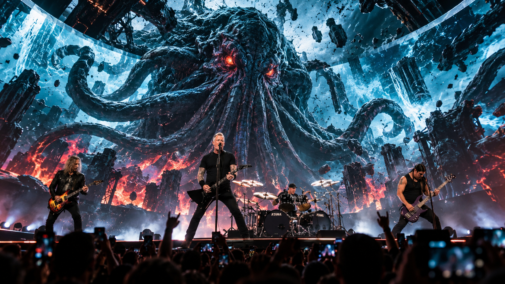 Metallica veröffentlichen spektakuläre Konzertvideos aus der Las Vegas Sphere