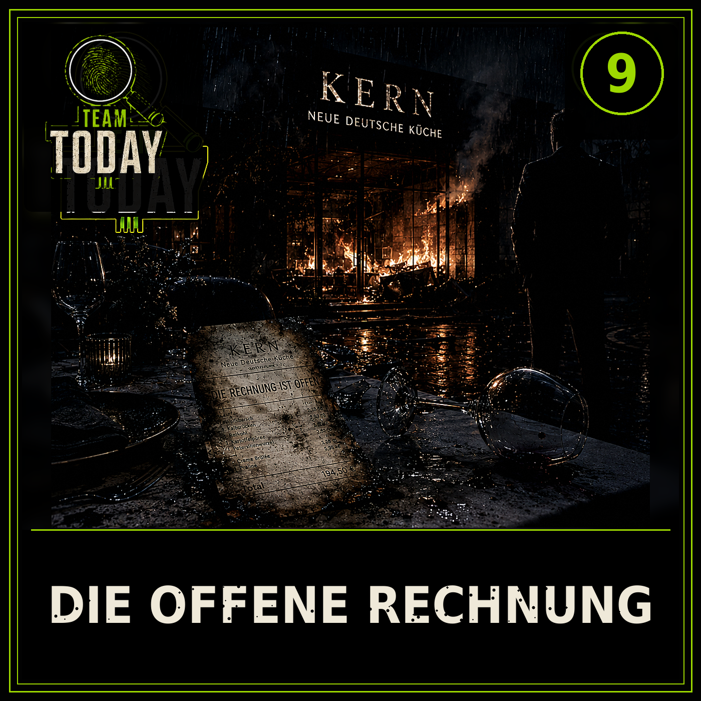Hörspiel-Cover Die offene Rechnung