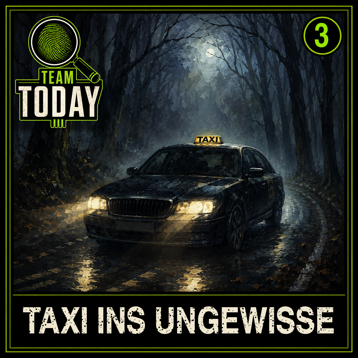 Cover zu Folge 3: Taxi ins Ungewisse